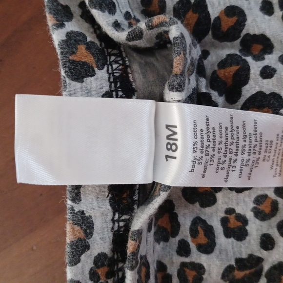 18m cheetah print leggings - Picture 2 of 3